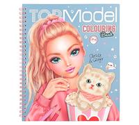 Depesche – Libro para colorear TOPModel Cutie Star 12434 – 40 páginas y una hoja de pegatinas