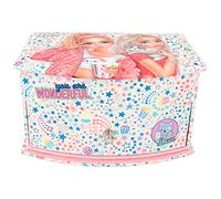 Depesche 12436 TOPModel Cutie Star - Joyero con diseño de estrellas, color rosa