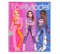 Depesche 12447 Create Your TOPModel - Libro para Colorear con 40 páginas diseñar Conjuntos de Moda