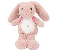 Depesche 12456 Princesa Mimi Conejo Nelly de Suave Pelaje en Color Rosa, Aprox. 19 cm de Altura Peluche con Mochila, Multicolor (0012456)