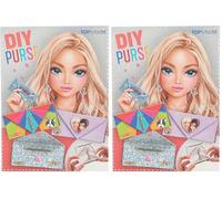 Depesche 12463 TOPModel - Set de Monedero DIY para Manualidades y diseño de Sobres de Monedero, Incl. artículos de papelería, Sobres, Pegatinas, Sellos y Mucho más. (Paquete de 2)