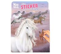 Depesche 12465 Miss Melody Mini Sticker Fun-Libro 12 páginas de Fondo para diseñar tú Mismo, Incluye 7 Hojas de Pegatinas, Multicolor, S