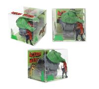 Depesche 12637 Dino World Pulsera con proyector para niños, en Gris con Motivo y Dibujo de T-Rex, Reloj Digital con indicador de Fecha, Pila incluida, Color Grey, Normal