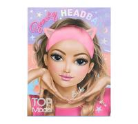 Depesche 12694 TOPModel Beauty and Me-Cinta cosmética para el Pelo de Material Suave, Diadema para la Rutina de la Piel, Multicolor