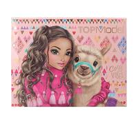 Depesche 12705 TOPModel Cosy - Caja de papelería con lápices, Goma de borrar, Clips, Notas y Espejo, Aprox. 20 x 15,5 x 3,2 cm