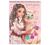 Depesche 12715 TOPModel Cosy - set de papelería en carpeta, incluye 24 hojas con membrete, sobres y hoja adhesivos