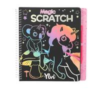 Depesche 12730 Ylvi - Libro mágico para rascar con 20 páginas de fantásticos Motivos rascar, cuadernillo Degradado Colores y rotulador