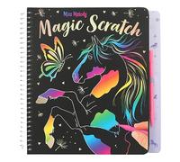 Depesche 12731 Miss Melody - Libro mágico para rascar con 20 páginas de fantásticos Motivos para rascar, cuadernillo con Degradado de Colores y rotulador para rascar