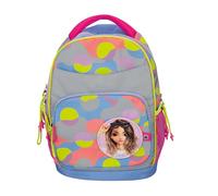 Depesche 12738 TOPModel Flash - Mochila escolar con diseño de modelo, diseño gráfico colorido de material reflectante, mochila escolar con correas ajustables