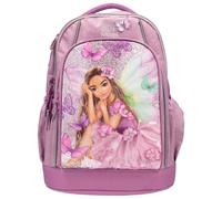 Depesche 12780 TOPModel Fairy Love Malva con Motivo de Modelo y Mariposas, Mochila Escolar con Correas Ajustables, Multicolor (0012780)