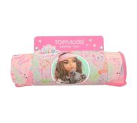 Depesche 12791 TOPModel Wild-Toalla de Microfibra con Motivo de Modelo y Colorido Estampado de Animales, con Banda elástica para enrollar y Mantener en su Sitio, Multicolor, pequeño