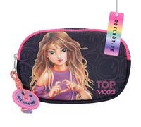Depesche 12875 TOPModel Night Light-Bolso Cruzado en Azul Oscuro, Motivo de Modelo y Bandolera Ajustable, Dibujos Animados, Multicolor