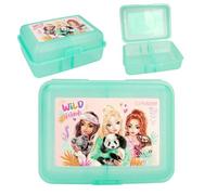 Depesche 12901 TopModel Wild Turquesa Semitransparente, con diseño de Modelo, Fiambrera con Compartimento Principal y Tarjeta separadora, Multicolor