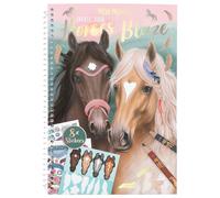 Depesche 12964 Miss Melody Create Your Horses Blaze-Libro para Colorear con 36 p