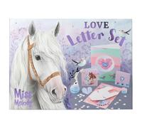 Depesche 12969 Miss Melody Love Letter Set - Caja para cartas con diseño de caballo, juego de escritura que incluye artículos de papelería, sobres, pegatinas, sellos y mucho más.