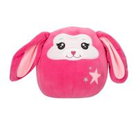 Depesche Peluche Ylvi Swoppies 13039 - Conejo rosa luminoso con estrella y orejas flexibles, 20 cm