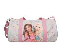 Depesche 13122 TOPModel Juicy - Bolsa de Deporte en Gris Claro, con diseño de Modelo y patrón Colorido, Bolso con Correa Ajustable, Rosa., Mittelgroße, Casual