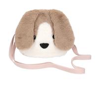 Depesche 13129 Princess Mimi Milo - Mini Bandolera en Rosa, con diseño de Perros y Flores, Bolso con Correa Ajustable para el Hombro, Multicolor, Princesa Mimi Milo