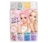 Depesche Cuentas 13182 TOPModel-Juego DIY, 20 Tipos Diferentes de Abalorios, para el diseño Creativo de Pulseras y Collares, Multicolor, One Size