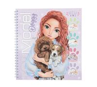 Depesche Libro para colorear TOPModel Create Your Doggy 13218 – 40 páginas, 5 hojas de pegatinas