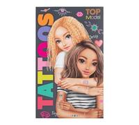 Depesche 13225 TOPModel-Bloque niños, con 6 Hojas de Tatuajes temporales de Diferentes Motivos, Colores y diseños, Multicolor