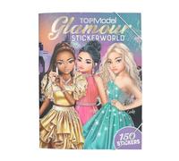 Depesche – Libro de adhesivos TOPModel Glamour – 20 páginas, 3 adhesivos dobles, papel multicolor