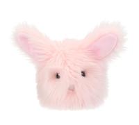 Depesche 13264 Snukis - Conejo de Peluche en Color Blush, con Orejas largas, Peluche de Aprox. 18 cm de Altura con Cola Blanca