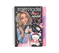 Depesche 13266 TOPModel-Magic Scratch Book, Libro geniales Motivos de Modelos para rascar, con Bonito Degradado de Colores, Aprox. 20 x 19,5 x 2 cm, Multicolor