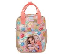 Depesche 13291 TOPModel Girl Power - Mochila en Beige, con Motivo de Modelo y lotes de Colores, Bolsa con Correas Ajustables