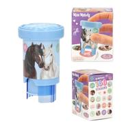 Depesche Juego para estampar pegatinas Miss Melody 13350 - Incluye sello y 160 pegatinas, Multicolor