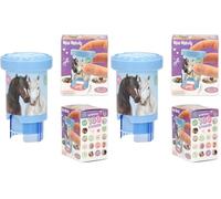 Depesche 13350 Miss Melody Sticker Stamper - Juego de Pegatinas para Estampar Pegatinas de Caballos, Incluye Sello y 160 Pegatinas (Paquete de 2)