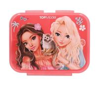 Depesche 13414 TOPModel Juicy-Fiambrera con 3 Compartimentos y Tapa abatible, Color Verde y Rosa