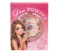 Depesche Depesche-13487 13487 TOPModel-Glow Powder Beauty and Me, en Tarro Redondo con bisagra, Ligeramente Brillante en Tonos Rosa y marrón, Incluye Espejo y Esponja, Multicolor, One Size