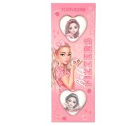 Depesche 13504 TOPModel-Beauty and Me Bombas, 3 Bolas de baño en Blanco y Rosa, en Forma de corazón y con Fragancia de Fresa, Multicolor, One Size