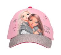 Depesche Depesche-13512 13512 TOPModel My BFF Estampada en Rosa, con Motivo de Modelo y Mucha Purpurina, Gorra Infantil con Ajuste de Talla, Color Pink, One Size
