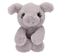 Depesche 13521 SNUKIS - Cerdito de Peluche, en Malva, con Bonitas Orejas, Aprox. 25 cm de Alto Peluche con Ojos Brillantes