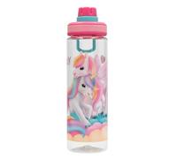 Depesche 13524 Ylvi Colour Cloud XL con diseño de Unicornio, Botella Deportiva con asa y 700 ml de Capacidad, Multicolor, One Size