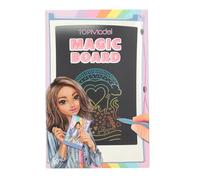 Depesche TOPModel 13605 Magic Board-Pizarra LCD de 8,5 Pulgadas (Incluye lápiz y botón para borrar y asegurar), Color Azul Claro