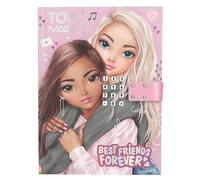Depesche 13723 TOPModel My BFF-Agenda con código numérico y Sonido, Libro con 80 páginas rayadas e ilustradas a Todo Color, Multicolor, One Size