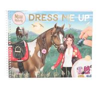 Depesche 13744 Miss Melody Dress Me Up - Gran Libro de Pegatinas de Caballos con 24 páginas de Fondo para Decorar, Incl. 7 páginas de Bonitas Pegatinas
