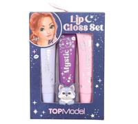 Depesche 13813 TOPModel-Set Beauty and Me, 3 brillos de labios brillantes, en tonos rosa, con diferentes fragancias afrutadas, multicolor