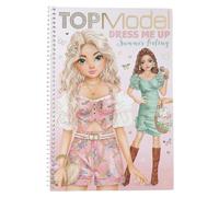 Depesche TOPModel Libro de pegatinas Dress Me Up Summer Feeling – 24 páginas, 7 págs. de accesorios