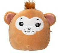 Depesche 13854 Ylvi Swoppies-Mono Color marrón, con Efecto Luminoso y Orejas Redondas, Peluche de 20 cm de Altura Aprox, Multicolor, One Size