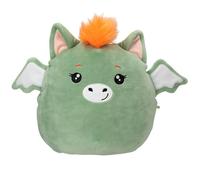 Depesche 13855 Ylvi Swoppies-Dragón Verde Oscuro, con Efecto fosforescente y pequeñas alas, Peluche de 20 cm de Altura Aprox, Multicolor, One Size