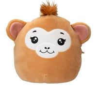 Depesche 13858 Ylvi Swoppies - Mono de Peluche en Color marrón, con Efecto fosforescente y Orejas Redondas, Peluche de Aprox. 30 cm de Altura