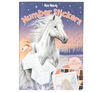 Depesche 13879 Miss Melody - Libro de Pegatinas de números con 16 páginas para Crear Motivos de Caballos por números, Incluye 8 Hojas de Pegatinas