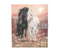 Depesche Diario Miss Melody 13998 - código numérico y sonido, rosa/rojo, 80 págs, caballos y flores