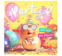 Depesche 14001-023 - Tarjeta de felicitación 3D con música, divertida tarjeta de cumpleaños con diseño colorido, texto a juego y texto interior