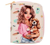 Depesche TOPModel Sunny Dog - Cartera con cremallera, diseño de niña