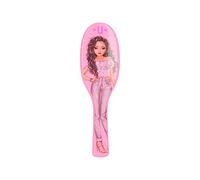 Depesche 4899-041 TOPModel - Cepillo para el pelo con forma clásica rosa con cerdas modernas para desenredar, tamaño: 3,6 x 8,7 x 27 cm, color amarillo